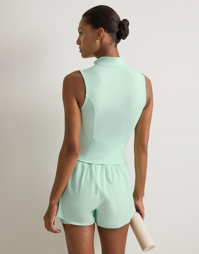 TALA - SkinLuxe Sleeveless Zip Through Running Top