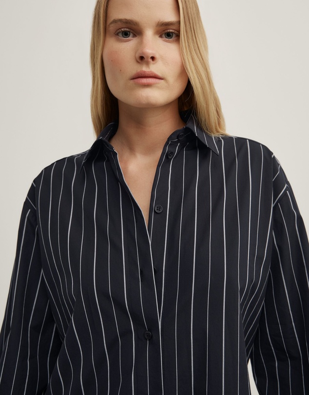 Witchery - Tie Back Pinstripe Shirt