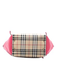 Pre-Loved by Azura Reborn - Pre-Loved Small Haymarket Check Canvas and Leather Canterbury Tote