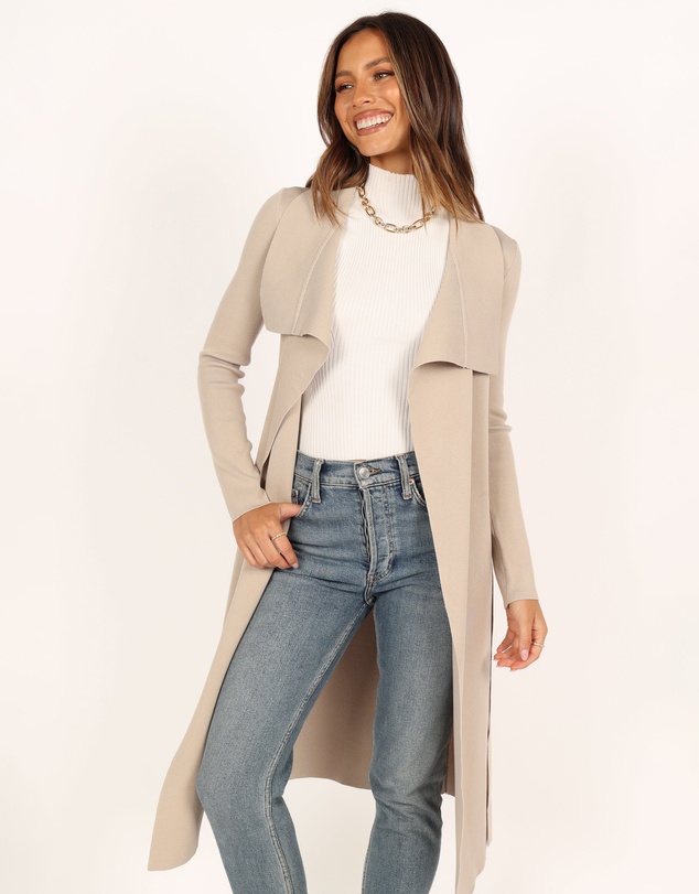 Petal & Pup - Audrina Cardigan - Stone