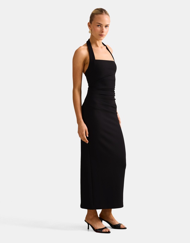 Forever New - Georgie Halter Neck Ruched Bodycon Dress