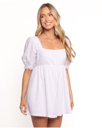 Petal & Pup - Rosalette Puff Sleeve Playsuit - White