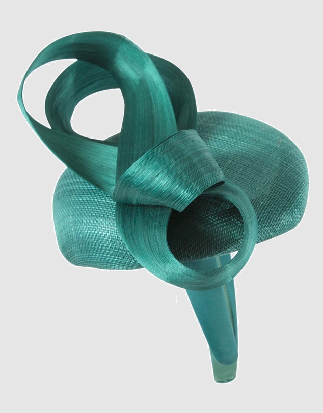 Max Alexander - Teal Pillbox Racing Fascinator