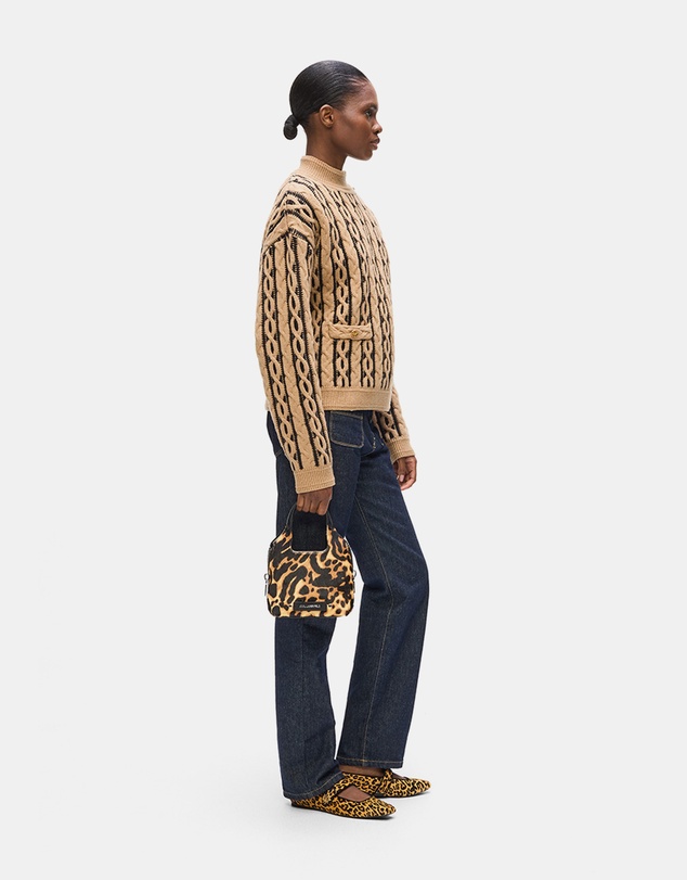Karl Lagerfeld - K/Hardware Leopard Mini Tote Bag