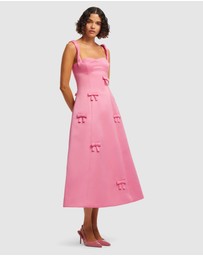 LEO LIN - Beatrice Bow Midi Dress