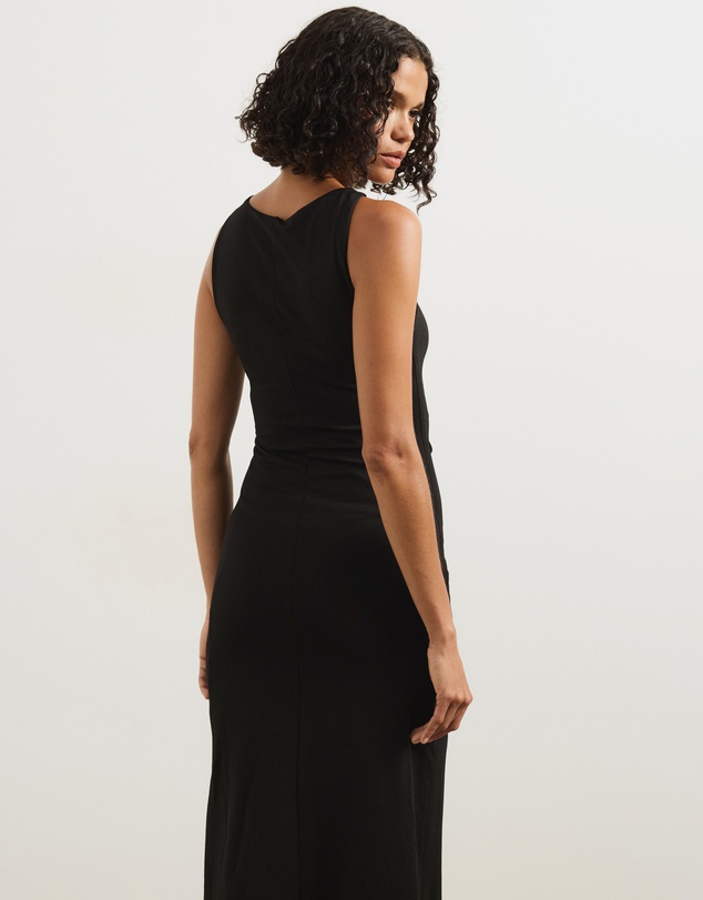 Atmos&Here - Lori Knot Front Midi Dress