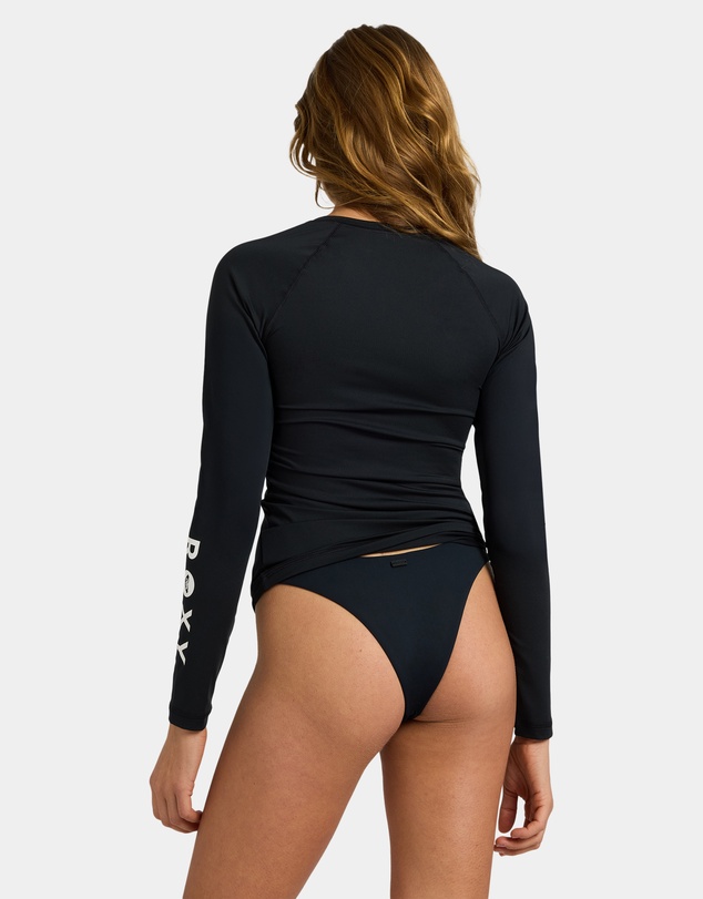 Roxy - Womens Essentials Zipped Long Sleeve Rashguard