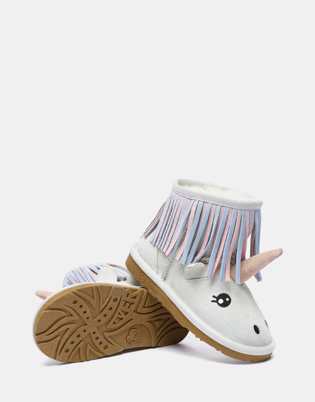 EVERAU - EverAU Ugg Unicorn Kids Plus Cow Suede Upper UGG Boots