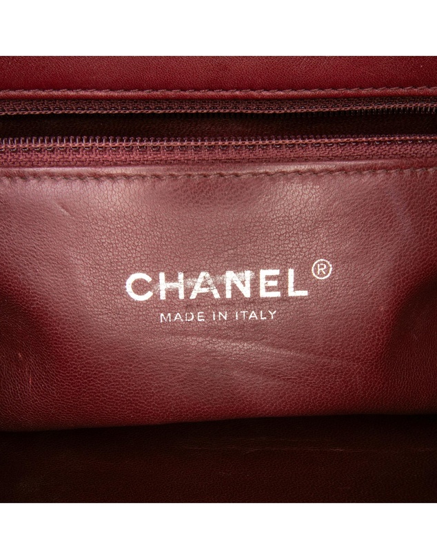 Pre-Loved by Azura Reborn - Pre-Loved CC Stitched Calfskin Chain Flap