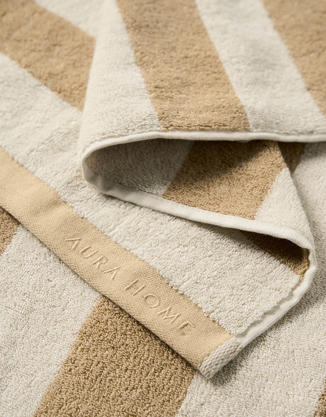 Aura Home - Riviera Stripe Bath Towel