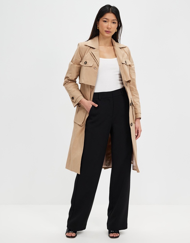 Honey and Beau - Piece Of Mind Trench Coat