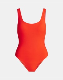Modibodi - Period Swimwear Scoop Neck One Piece Light Absorbency Poinciana