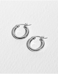 SAINT VALENTINE - Classic Hoops Small - Silver