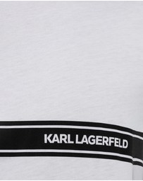 Karl Lagerfeld - Elongated Logo Graphic T-Shirt