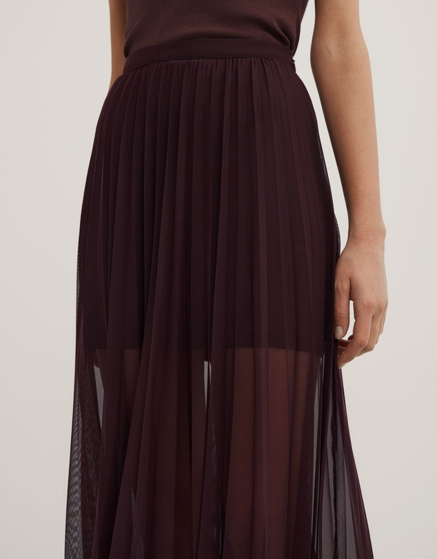 Witchery - Pleated Mesh Skirt