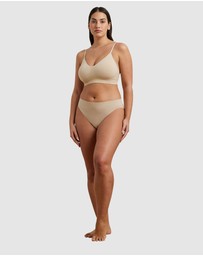 Lauren by Ralph Lauren - Lauren Seamless Recycled Jersey High Leg Bikini Brief