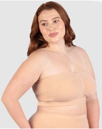 B Free Intimate Apparel - Cotton-Rich Padded Strapless Bra (A-B-C) Cup