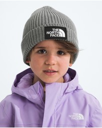 The North Face - Box Logo Cuffed Beanie - Kids