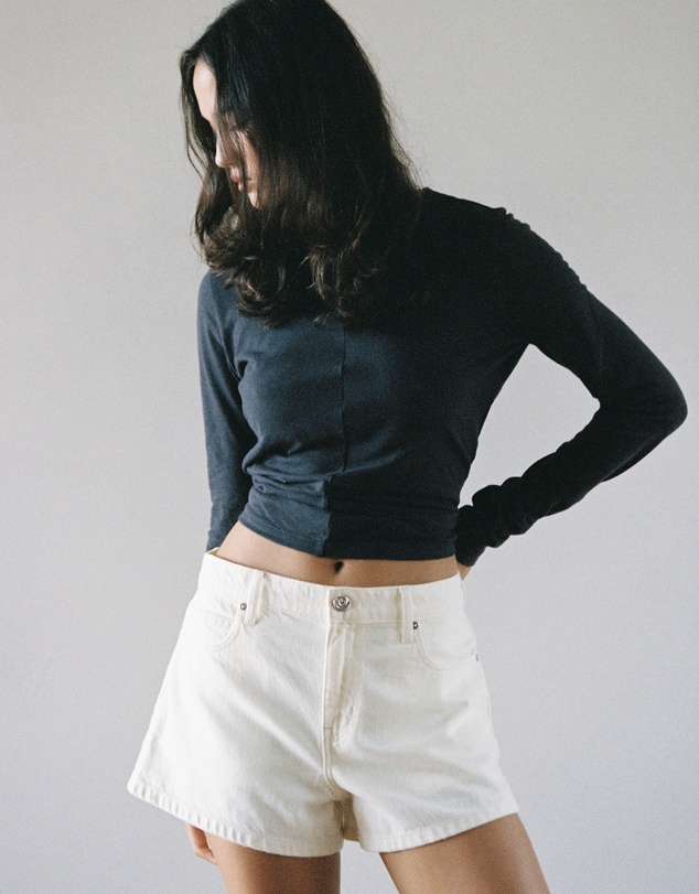 Outland Denim - Olive Cooke x Outland Denim Ebony High Flare Short