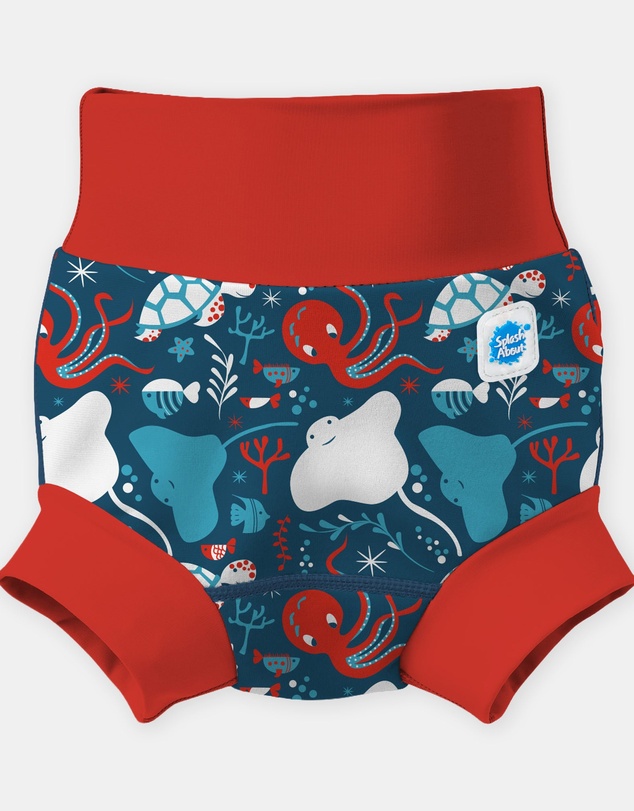 Splash About - Happy Nappy Duo™ & Liners Bundle - Under the Sea Red