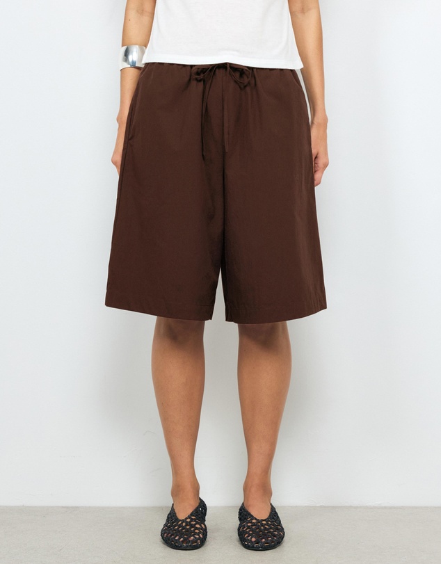 AERE - Kirra Poplin Bermuda Shorts