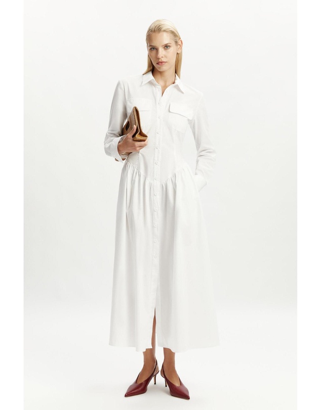 Bardot - Agatha Fitted Shirt Dress