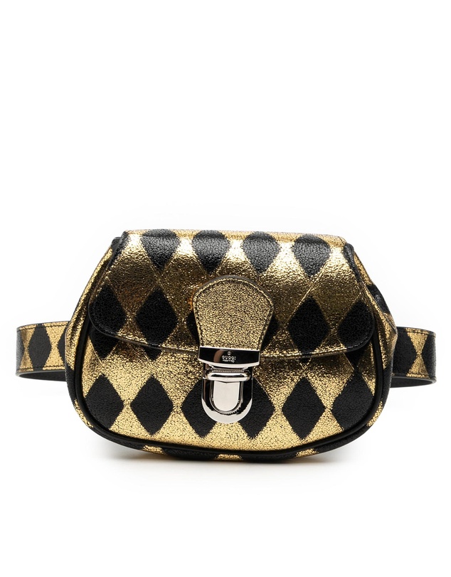 Pre-Loved by Azura Reborn - Pre-Loved Metallic Calfskin Belt Bag