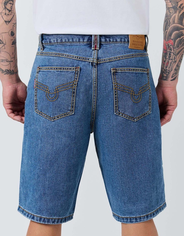 Ringers Western - Bodie Mens Denim Short