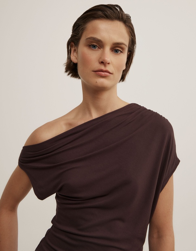 Witchery - Asymmetric Jersey Top