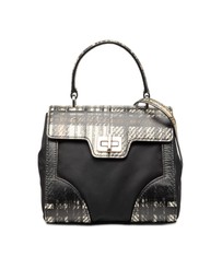 Pre-Loved by Azura Reborn - Pre-Loved Tartan Saffiano Trimmed Tessuto Satchel