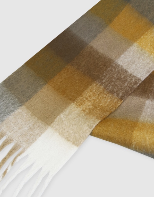 Belle & Bloom - Vail Checkered Scarf - Earth