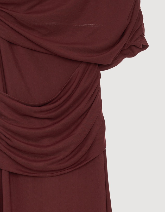 Revibe - Repaired CHANCERY Margot One Shoulder Drape Maxi Dress - AU 14