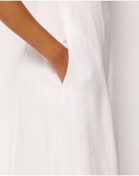 AERE - Fern Linen Maxi Dress