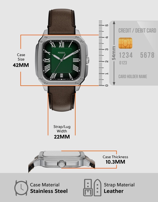 Fossil - Crosby Brown Analogue Watch