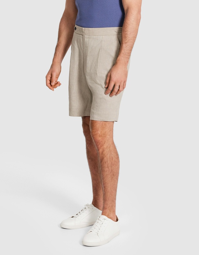 Tarocash - Marvel Pleat Linen Short