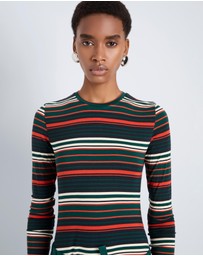Proenza Schouler White Label - Mae Top In Striped Jersey