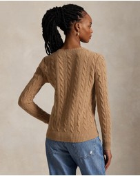 Polo Ralph Lauren - Cable Wool-Cashmere Crewneck Sweater