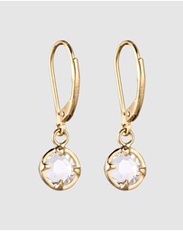 Elli Jewelry - Earrings Hanger Crystal 925 Sterling Silver Gold-Plated