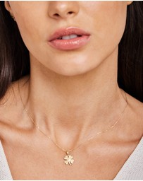 Zoe Olivia - 9K Gold Lucky Clover Necklace