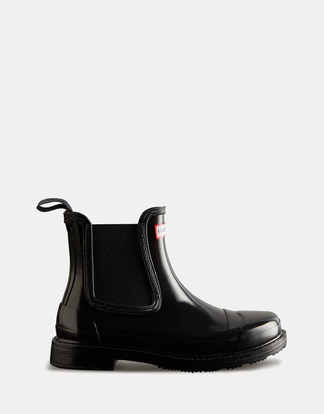 Hunter - Commando Chelsea Gloss Boots - Women's
