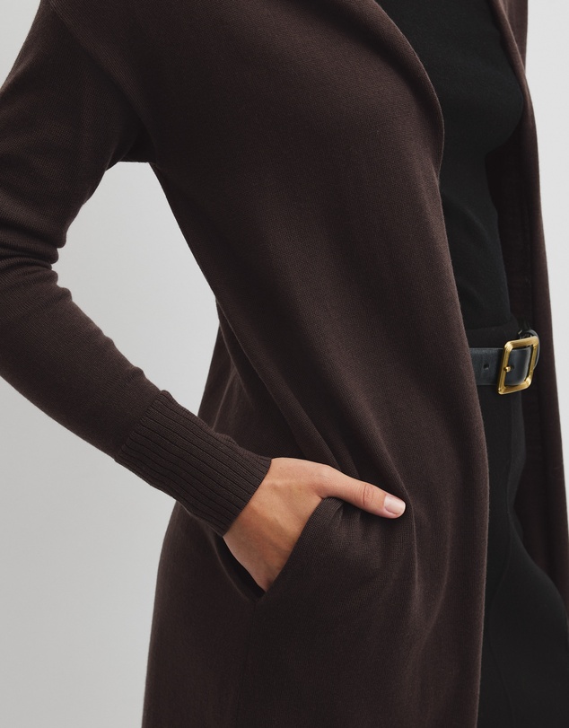 Country Road - Lightweight Merino Longline Cardigan