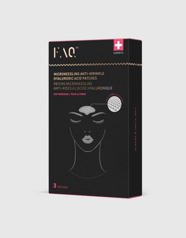FOREO - FAQ Microneedling Anti-Wrinkle Hyaluronic Acid Patches For Forehead 3 Patches