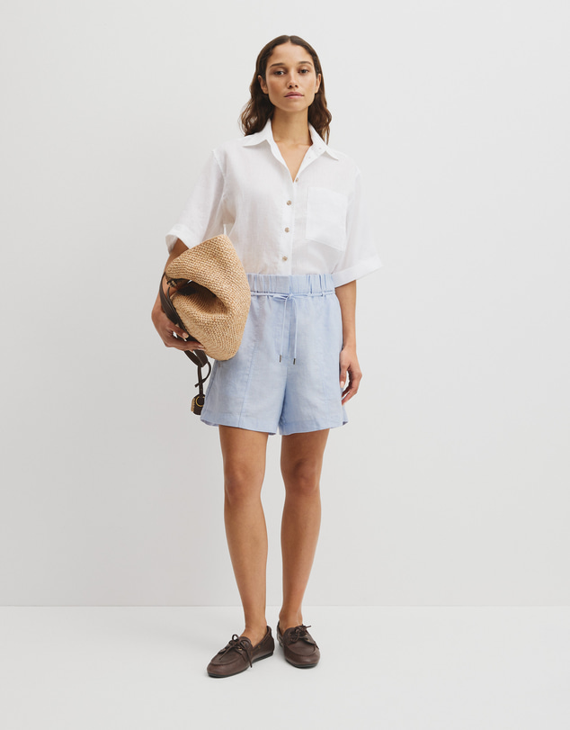 Country Road - Pull On Linen Short