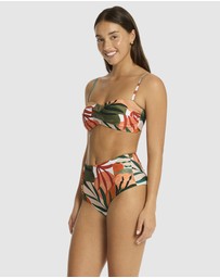 Sea Level Australia - Tropaluxe High Waist Gathered Side Pant