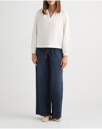 David Lawrence - Yana Cotton Crinkle Blouse