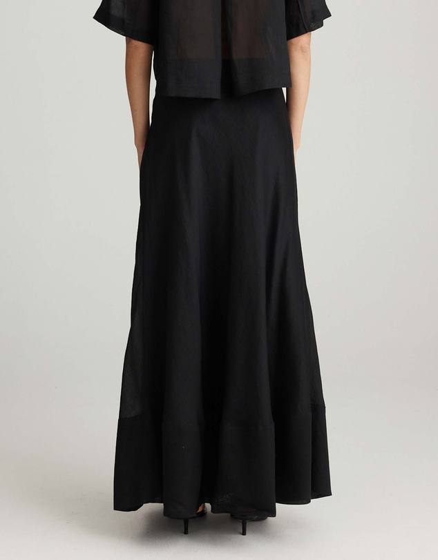 Mattir - Aire Circle Skirt Black