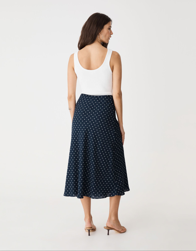 Forcast - Danielle A-Line Bias Skirt