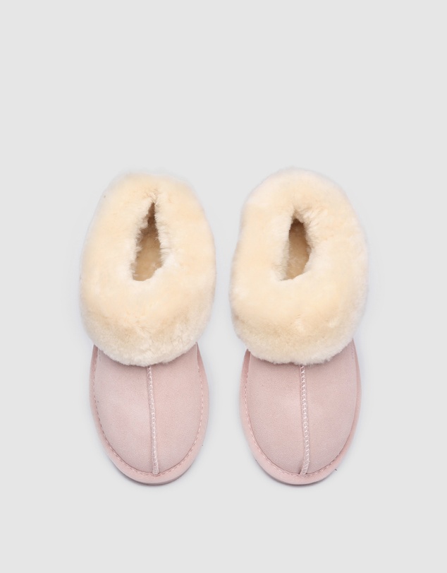 EVERAU - EverAU Ugg Homey Slipper Suede Cow Suede Upper House Shoes