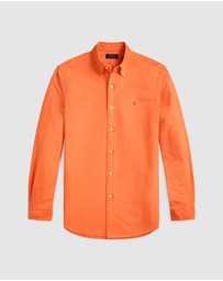 Polo Ralph Lauren - Custom Fit Garment-Dyed Oxford Shirt - ICONIC EXCLUSIVE