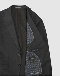 Politix - Single Breasted Textured Tailored Jacket